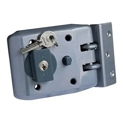 Cerradura Diente Perro Cilindro Fijo  Cisa Cod: 3525002