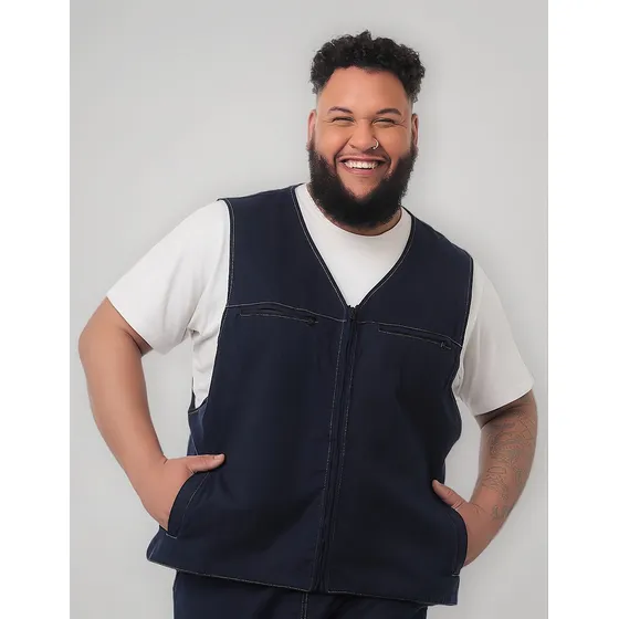 Colete Essencial Sarja Premium Collab Knulu + Noi
