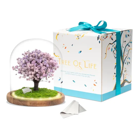 Árbol De Vida. Flor Preservada Hecha Mano. Flor Eterna...