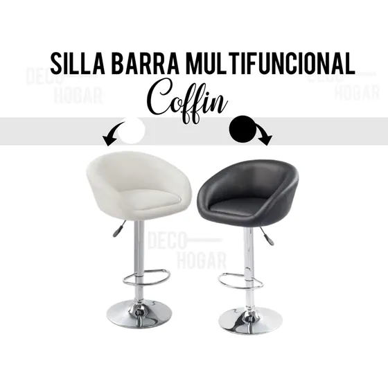 Silla De Barra Bar Multifuncional Moderna Coffin