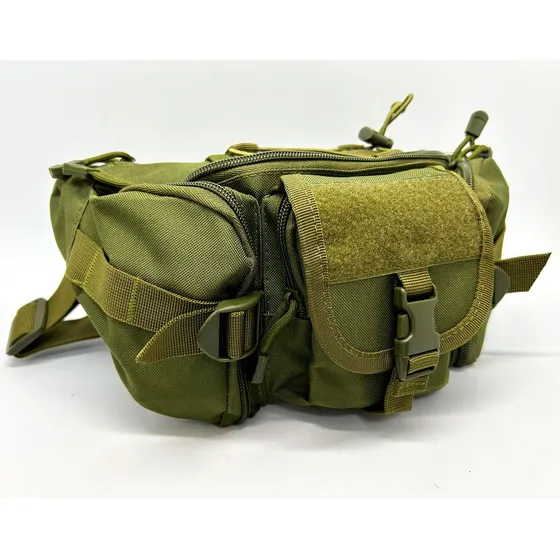Pochete Tática Militar Saco Resistente 5 Bolsos Impermeavel