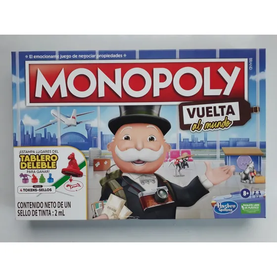 Monopolio Monopoly Vuelta Al Mundo Original Hasbro Nuevo 