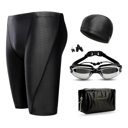 Natacion Traje De Baño Completo Hombre Con Goggles 6 En 1