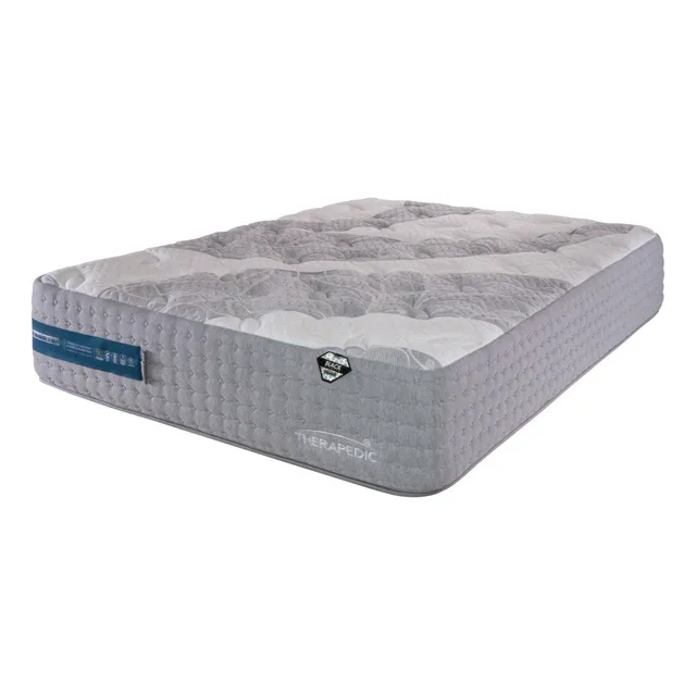 Colchón King Size Espumas Therapedic Vivaldi 32 Cm Firme Color Gris