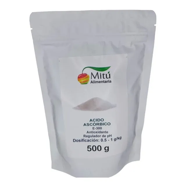 Acido Ascórbico 500g - Aditivo Alimentario