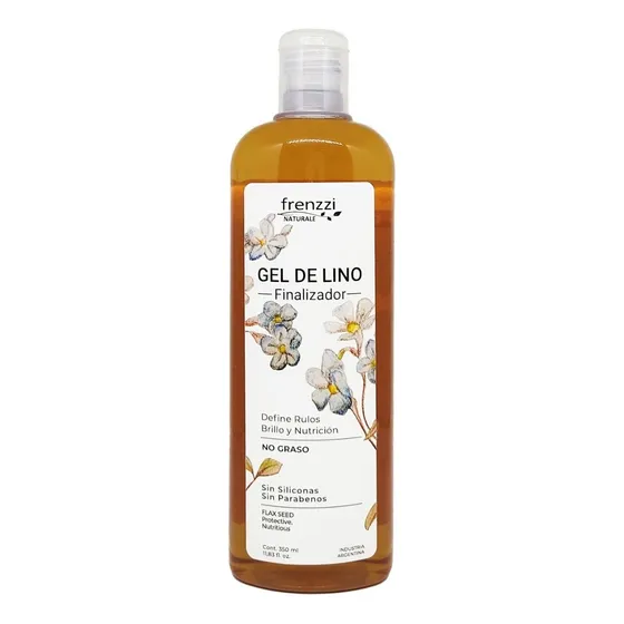 Gel De Lino Define Rulos Brillo Y Nutrición Frenzzi 350ml