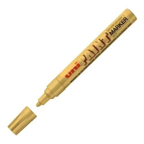 Caneta Permanente Paint Marker Cks Ouro | MercadoLivre