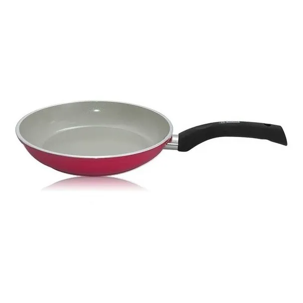 Sarten De Cerámica Record 22 Cm Sin Tapa - Rojo