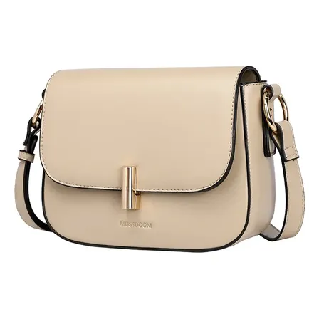 Bolsa Mossdoom Feminina Quadrada Com Tampa Transversal