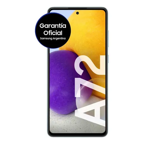 Celular Samsung Galaxy A72 128gb + 6gb Ram 90hz Liberado Color Azul - Excelente (Reacondicionado)