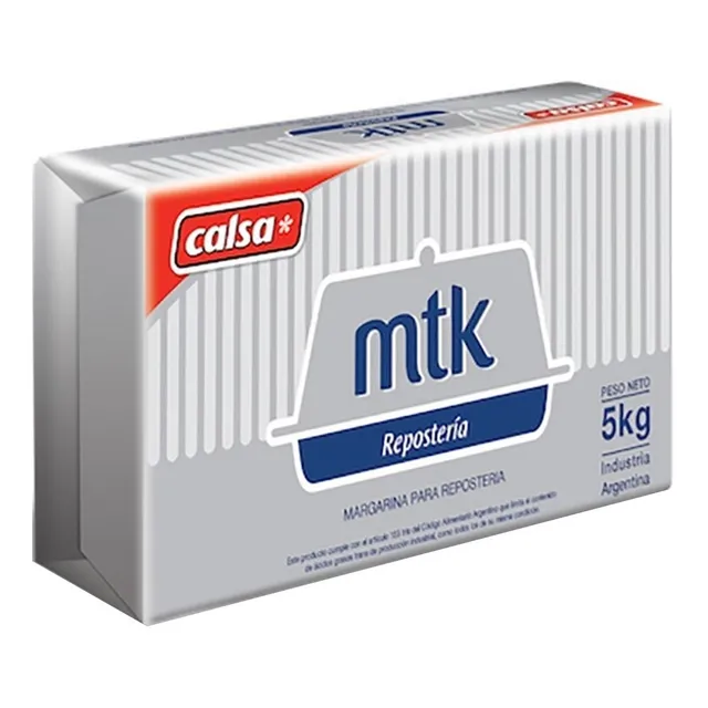 Margarina Mtk Calsa Repostería Y Masa 5kg