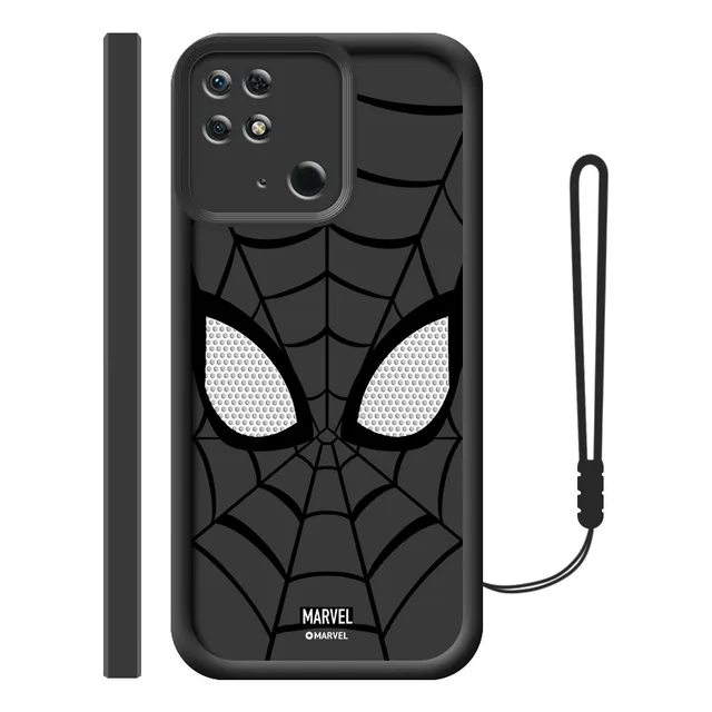 Carcasa Silicona Para Xiaomi Diseño De Spiderman + Correas