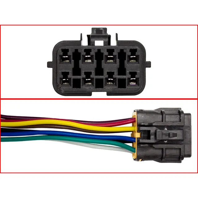 Conector Ramal Flauta Spark Tipo Hembra 8 Cables