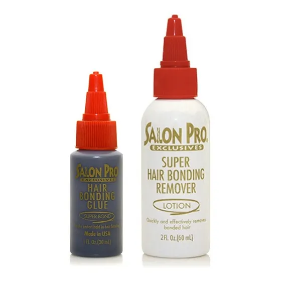 Salon Pro Duo Latex Y Removedor De Extensiones De Cabello Color Negro