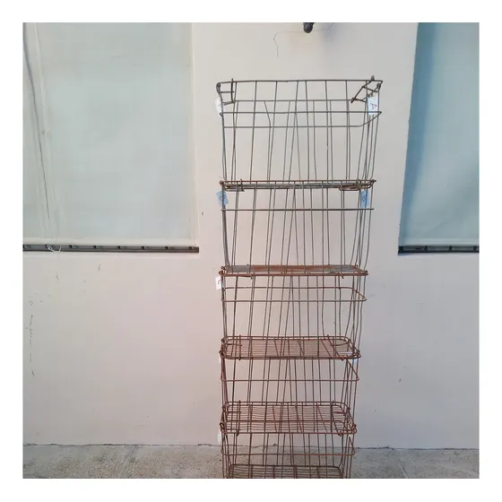 Antiguo Canasto Para Huevos Verduras Leña Organizador $ C/u