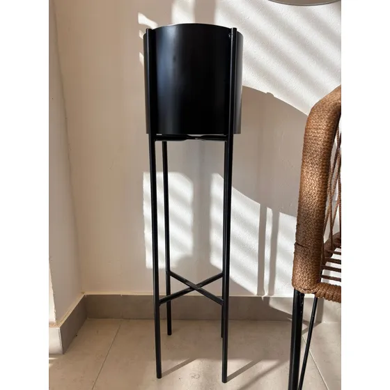 Porta Maceta Macetero Hierro/chapa Redondo 80cm