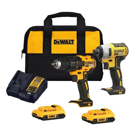Rotomartillo + Llave De Impacto 20v Max Brushless Dck276d2 Rotomartillo + Llave De Impacto 20v Max Brushless Dck276d2