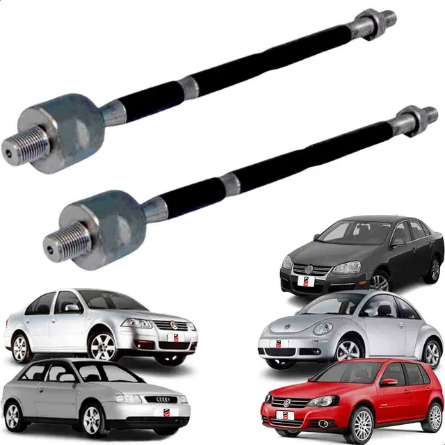 Par Braço Barra Axial Vw Jetta Bora Golf Audi A3 New Beetle.