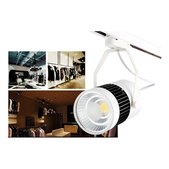Foco Led 30w Blanco 3500k Para Riel - Monofásico Color Blanco - 006008