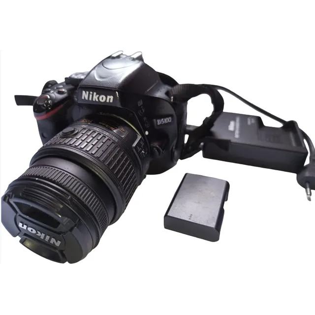 Nikon D5100 Dslr Más Lente 18-55.