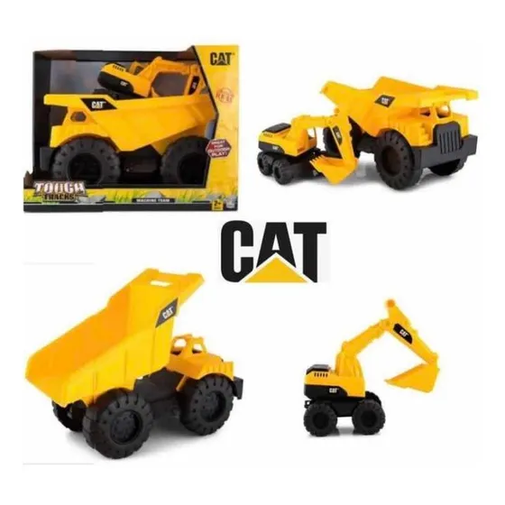 Set De Camión Y Excavadora Para Niños Cat Tough Tracks