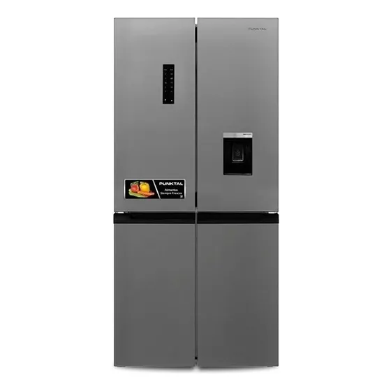Heladera Inverter Punktal Pk-599 Inv Inox Con Freezer 459l 