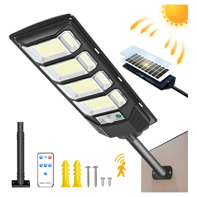 800wlámpara Led Solar Exterior Luminaria Suburbana Alumbrado