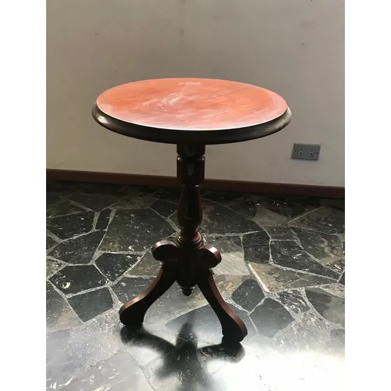 Mesa Auxiliar Decorativa De Madera