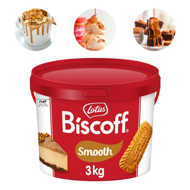 Crema Untable Smooth Lotus Biscoff Galleta Caramelizada 3 Kg