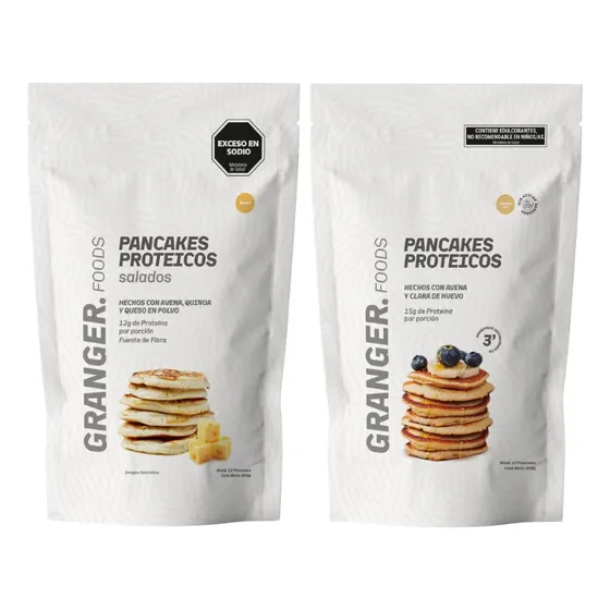 Granger Foods Pancakes Proteicos Vainilla + Queso 300g