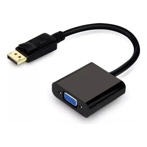 Convertidor Display Port Vga Adaptador Macho Hembra Hd 1080p