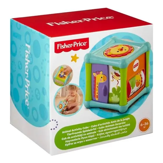 Super Cubo De Actividades Animalitos Fisher Price 6-36 Meses Multicolor