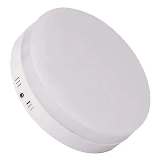 Panel Led Sin Borde Redondo Sobreponer 18w Luz Blanca 6500k