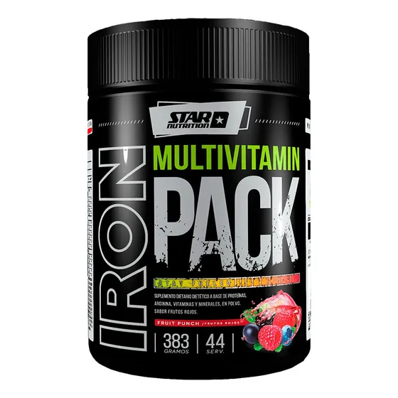Iron Pack Multivitamin - 44 Serv - 383 Gr - Star Nutrition