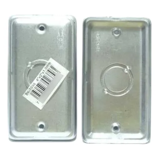Tapa Ciega 2x4  Pulgadas De Cajetin Bk-1098 Brickell