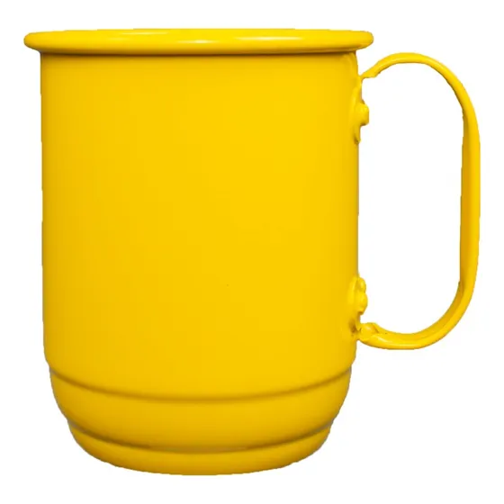 10 Und Caneca Alumínio Lisa 500ml Sublimação