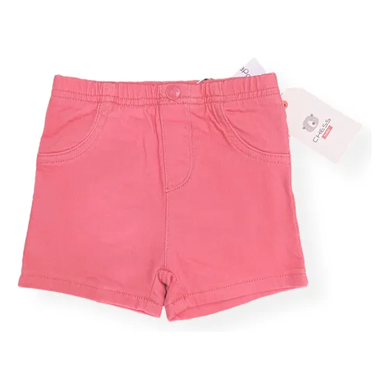 Shorts Para Bebés Niñas 100% Algodón Chess Baby