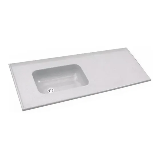 Mesada Bacha Lavadero Quincho Cocina 120 Cm Colores Pileta