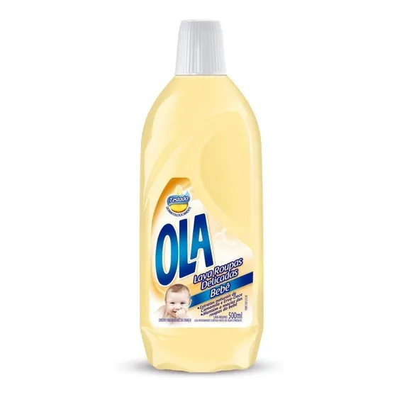 Sabão Líquido Para Roupas Finas e Delicadas Ola Bebê 500 ml