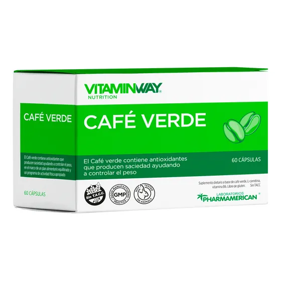Vitamin Way Cafe Verde Antioxidante Suplemento X60