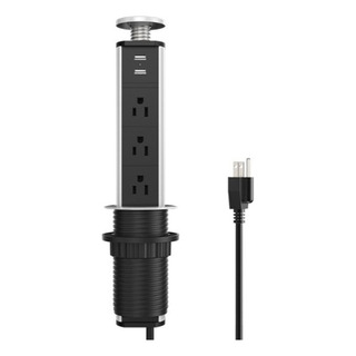 Multicontacto Torre Usb Oculto Enchufe Oficina Cocina Multicontacto Torre Usb Oculto Enchufe Oficina Cocina