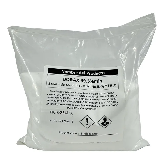 Borax Pentahidratado 1kg Para Fundicion Joyero Oro Y Mas