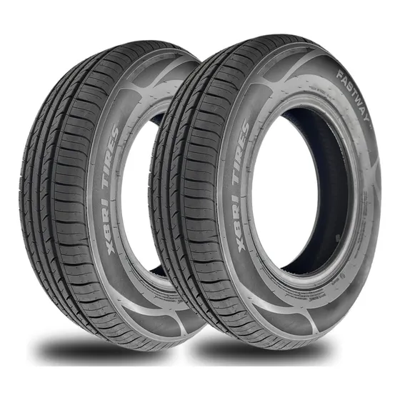 Kit de 2 pneus Xbri Carro/Suv Fastway E1 P 175/75R14 87 T