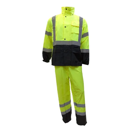 Safety Rw Cla3 Traje Lluvia Clase 3 Chaqueta Pantalon Parte