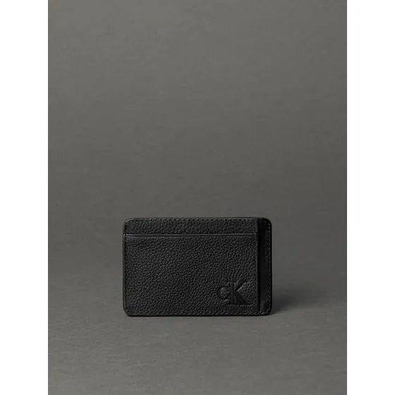 Porta Cartão Masculino Floater Queima Preto Calvin Klein