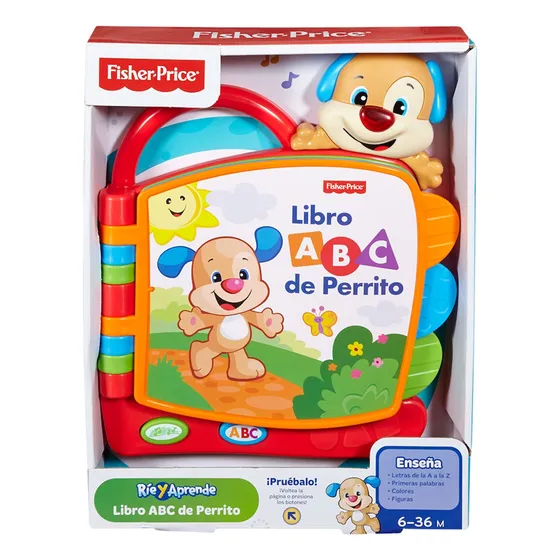 Fisher Price Rie Y Aprende Libro Abc De Perrito