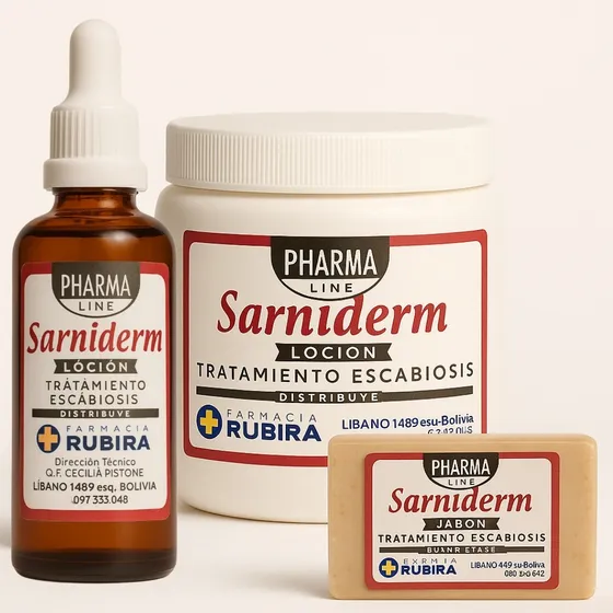 Pack Promo Sarna Escabiosis Crema + Loción + Jabón Sarniderm