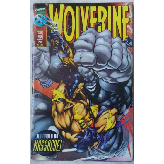 Hq Wolverine Nº 74  - Formatinho Abril