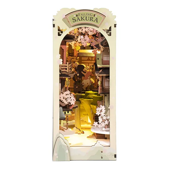 Robotime Puzzle 3d Book Nook Árbol De Cerezo Tgb05 Rolife
