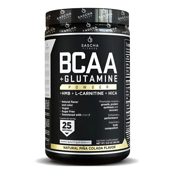 Bcaa 4:1:1 Sascha Fitness Suplemento Los Sabores! Sabor Piña Colada | Cuotas sin interés